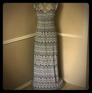 Aztec VCup Wrap Pencil Tribal Dress